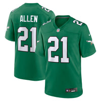 Philadelphia Eagles Eric Allen Kelly Green jersey – view 2