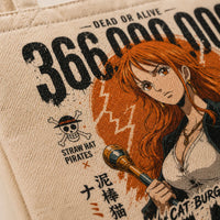 Dead or Alive - Nami, Bounty Poster Graphic in Rust and Ink - main