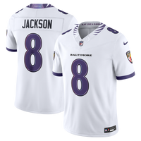 Baltimore Ravens Lamar Jackson White jersey – view 1
