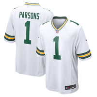 Green Bay Packers Micah Parsons White jersey – view 1