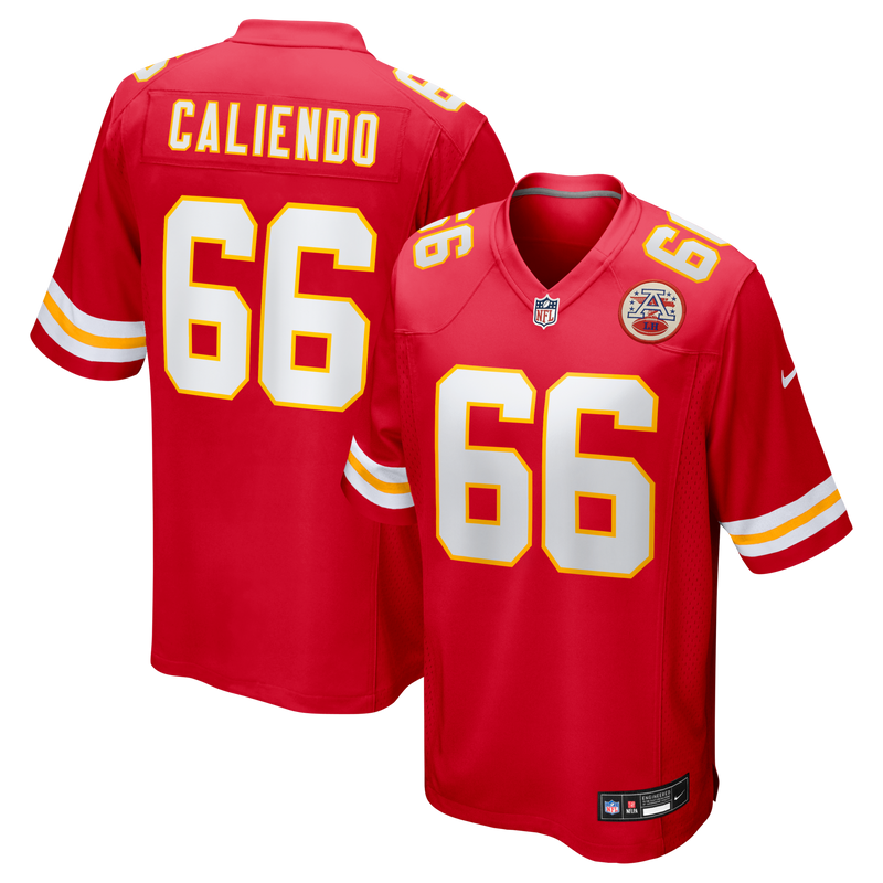 Kansas City Chiefs Mike Caliendo Red jersey – view 1