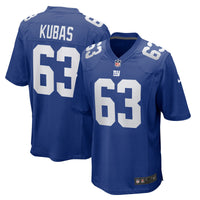 New York Giants Jake Kubas Royal jersey – view 2