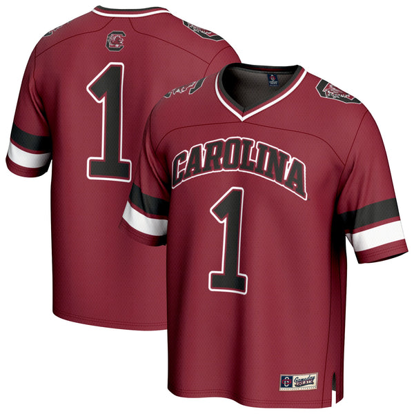 GameDay Greats #1 Garnet South Carolina Gamecocks Lightweight Collegiate Football Fashion Jersey