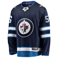 Winnipeg Jets Kale Clague Navy jersey – view 3
