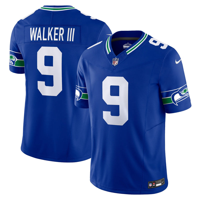 Seattle Seahawks Kenneth Walker III Royal jersey – view 1