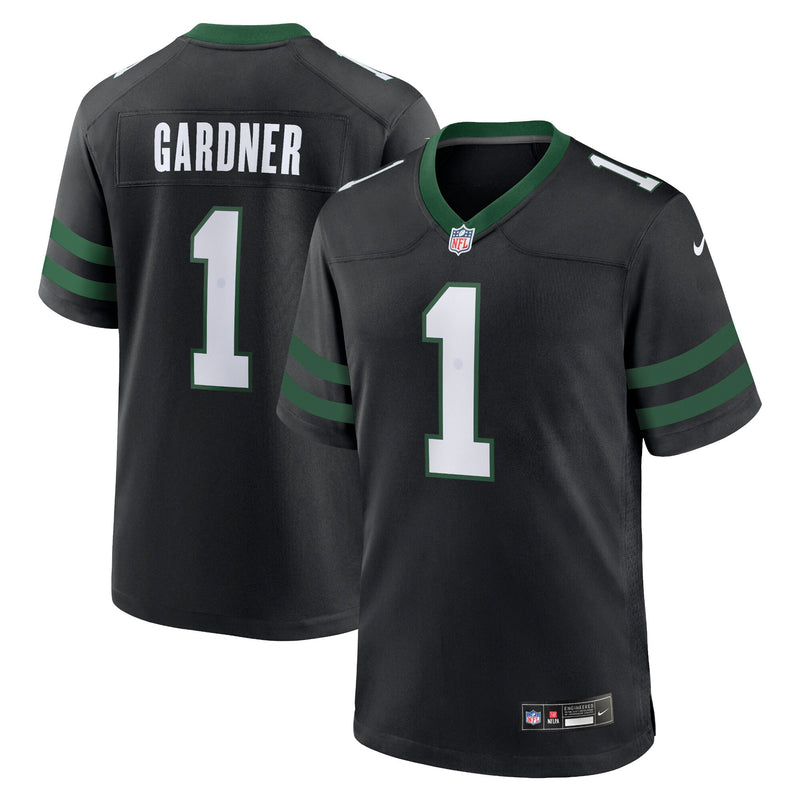 New York Jets Ahmad Sauce Gardner Black jersey – view 1