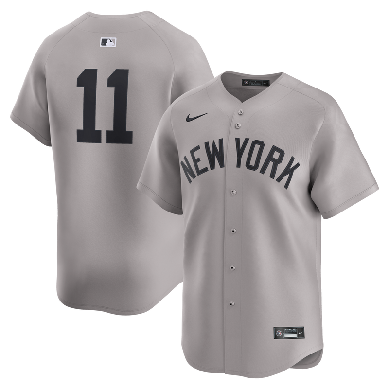 New York Yankees Anthony Volpe Gray jersey – view 1