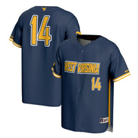 West Virginia Mountaineers Lightweight Navy jersey – view 1