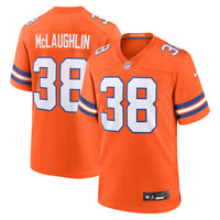 Denver Broncos Jaleel McLaughlin Orange jersey – view 1