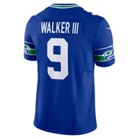 Seattle Seahawks Kenneth Walker III Royal jersey – view 3