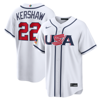 USA Baseball Clayton Kershaw White jersey – view 2