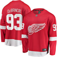 Detroit Red Wings Alex DeBrincat Red jersey – view 2
