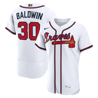 Atlanta Braves Drake Baldwin White jersey – view 2