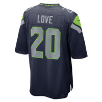 Seattle Seahawks Julian Love Navy jersey – view 4