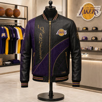 LAL Purple and Gold - Vertical Lettering Statement Jacket - main