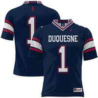 Duquesne Dukes Blue jersey – view 1