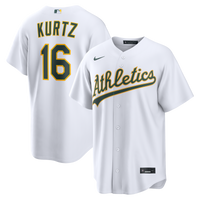 Athletics Nick Kurtz White jersey – view 2