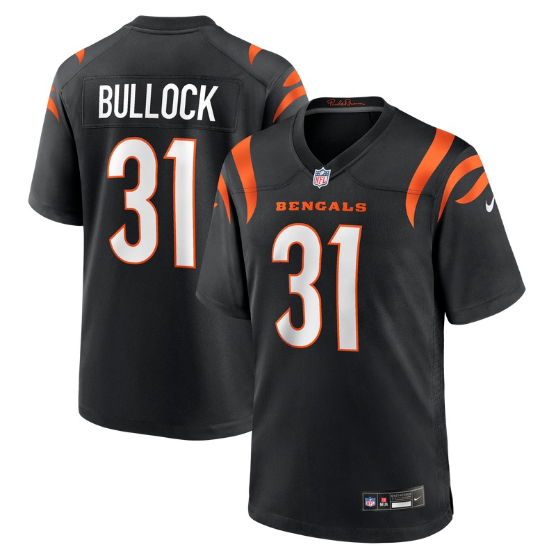 Cincinnati Bengals Kentrel Bullock Black jersey – view 1