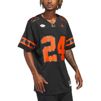adidas Miami Hurricanes Black jersey – view 4