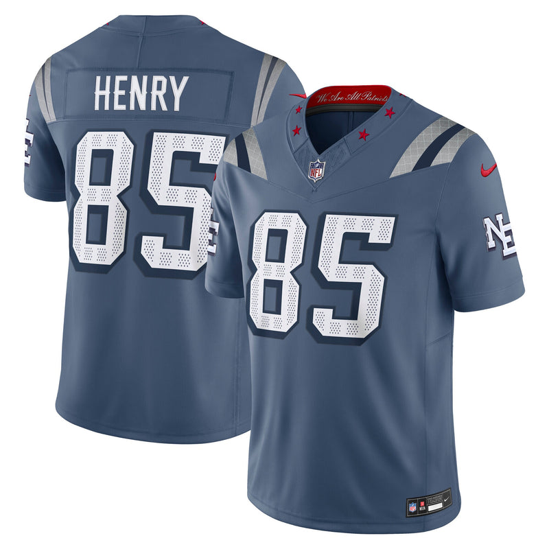 New England Patriots Hunter Henry Blue jersey – view 1