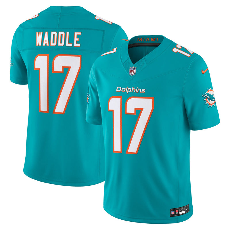 Miami Dolphins Jaylen Waddle Aqua jersey – view 1