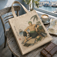 Shoreline Rest - Zoro in Muted Ukiyo Tones - main