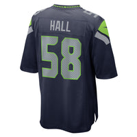 Seattle Seahawks Derick Hall Navy jersey – view 4