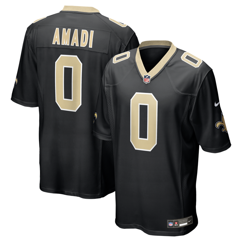 New Orleans Saints Ugo Amadi Black jersey – view 1