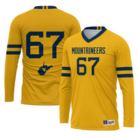 West Virginia Mountaineers Gold jersey – view 1