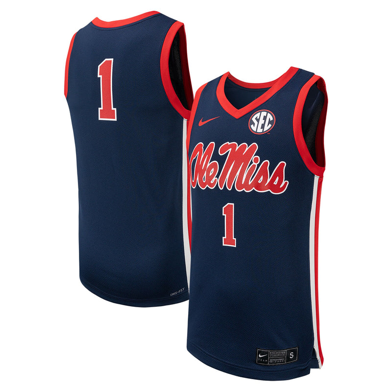 Ole Miss Rebels Navy jersey – view 1