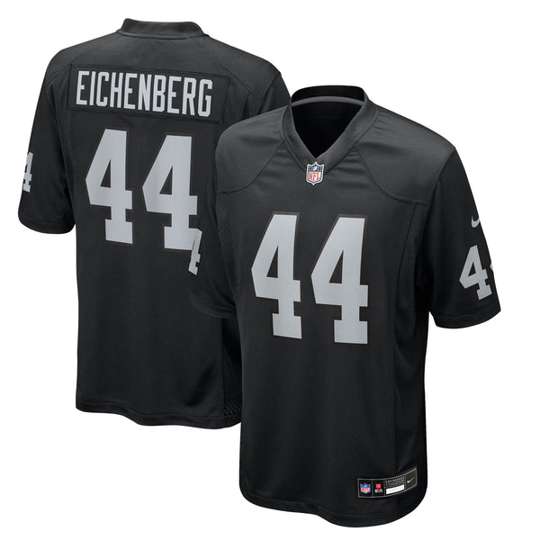 Las Vegas Raiders Tommy Eichenberg Nike Black Team Game Jersey