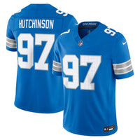 Detroit Lions Aidan Hutchinson Blue jersey – view 1