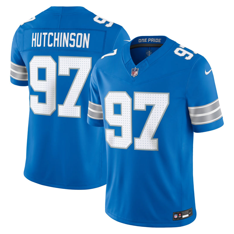 Detroit Lions Aidan Hutchinson Blue jersey – view 1