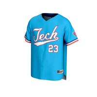 Louisiana Tech Bulldogs Lightweight Royal jersey – view 3