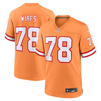 Tampa Bay Buccaneers Tristan Wirfs Orange jersey – view 1