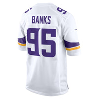 Minnesota Vikings Caleb Banks White jersey – view 4