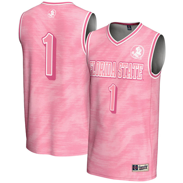 #1 Florida State Seminoles GameDay Greats Lightweight Basketball Fashion Jersey - Pink