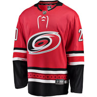 Carolina Hurricanes Sebastian Aho Red jersey – view 3