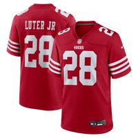 San Francisco 49ers Darrell Luter Jr. Scarlet jersey – view 1