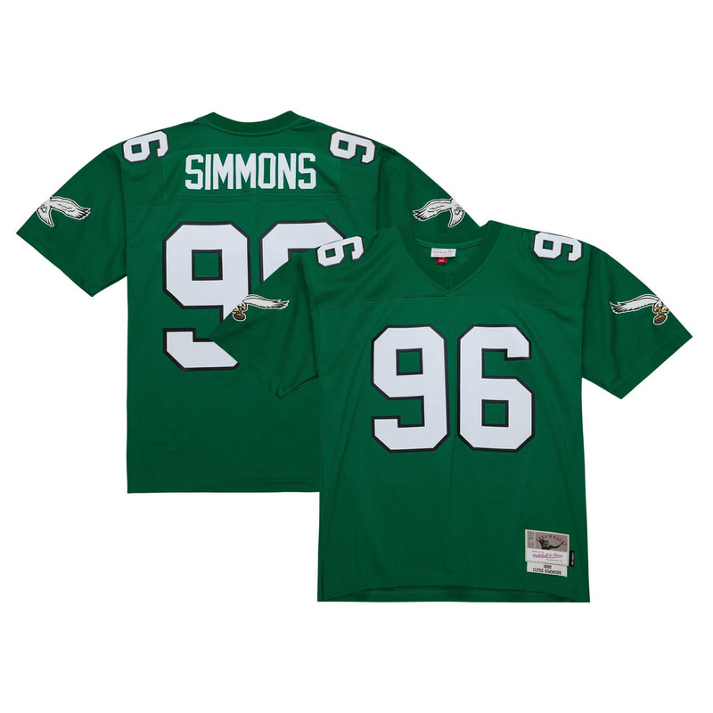 Philadelphia Eagles Clyde Simmons Kelly Green jersey – view 1