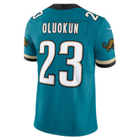 Jacksonville Jaguars Foye Oluokun Teal jersey – view 4