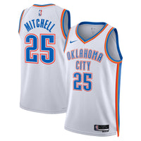 Oklahoma City Thunder Ajay Mitchell - White jersey – view 1