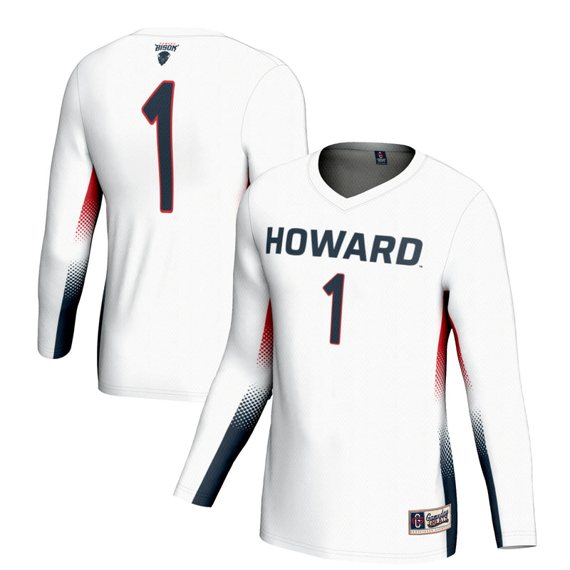 Howard Bison White jersey – view 1