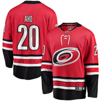 Carolina Hurricanes Sebastian Aho Red jersey – view 2