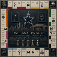 DAL Heritage Board - Navy, Silver and Five Trophies - main