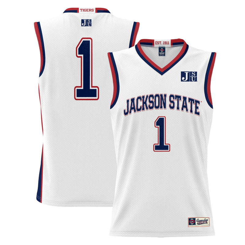 Jackson State Tigers White jersey – view 1