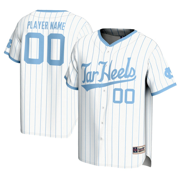 North Carolina Tar Heels GameDay Greats NIL Pick-A-Player Lightweight Baseball Jersey - White