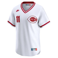 Cincinnati Reds Barry Larkin White jersey – view 3