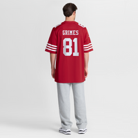 San Francisco 49ers Wesley Grimes Scarlet jersey – view 4