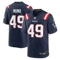 New England Patriots Chad Muma Navy jersey – view 2